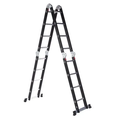 Escada De Aluminio Multifuncion 4×4 16 Degraus Black Edition