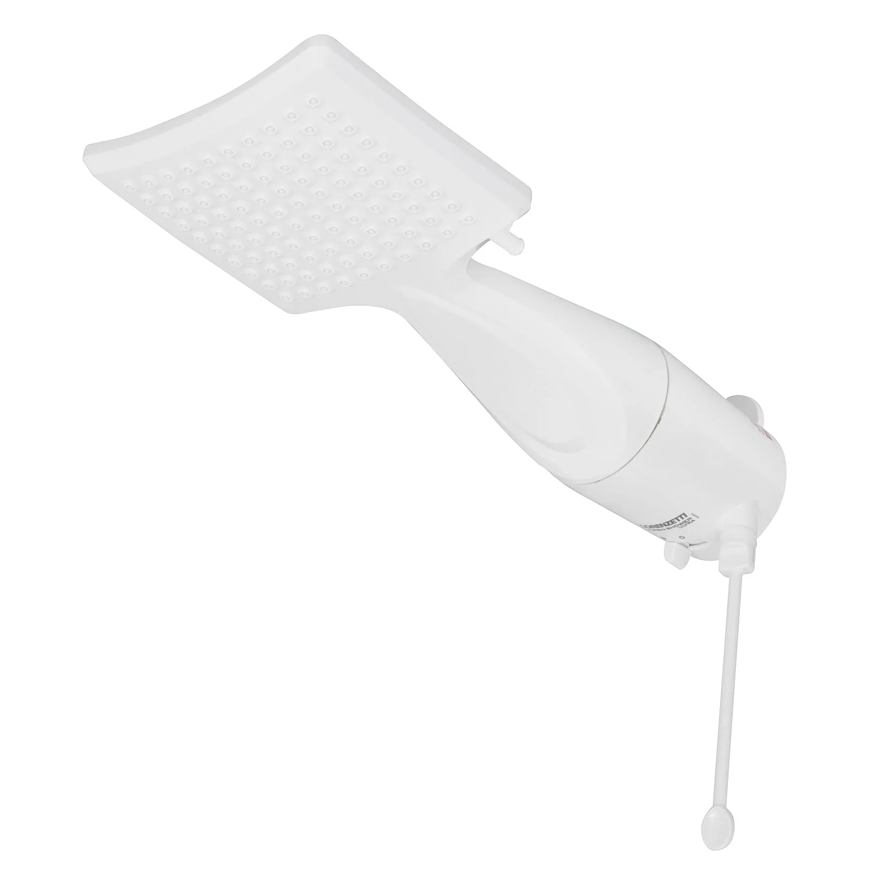 Chuveiro Elétrico Eletrônico 7500w Branco Quadrado Loren Shower Lorenzetti